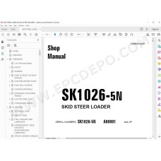 Komatsu Skid Steer Loader SK1026-5N service & repair manual