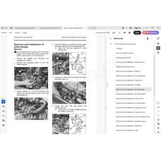 Komatsu Skid Steer Loader SK820-5E0 service & repair manual