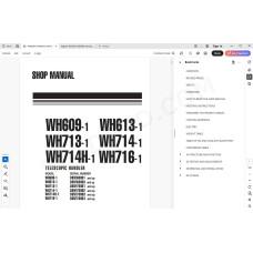 Komatsu Telehandler WH609-1 WH613-1 WH713-1 WH714-1 WH714H-1 WH716-1 service manual
