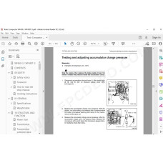 Komatsu Trash Compactor WF450-3 WF450T-3 service & repair manual