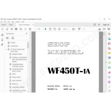Komatsu Trash Compactor WF450T-1A service & repair manual