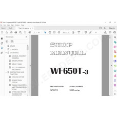 Komatsu Trash Compactor WF650T-3 service & repair manual