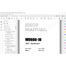 Komatsu Wheel Dozer WD600-1H service & repair manual