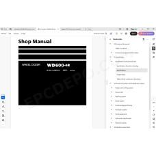 Komatsu Wheel Dozer WD600-6R service & repair manual