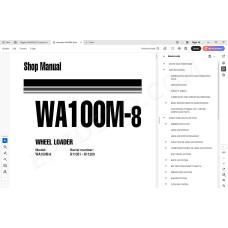Komatsu Wheel Loader WA100M-8 service & repair manual