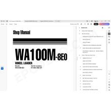 Komatsu Wheel Loader WA100M-8E0 service & repair manual