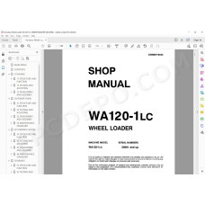 Komatsu Wheel Loader WA120-1LC service & repair manual
