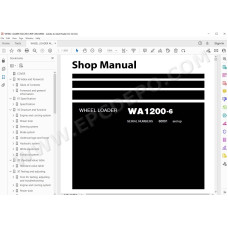 Komatsu Wheel Loader WA1200-6 service & repair manual