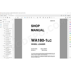 Komatsu Wheel Loader WA180-1LC service & repair manual