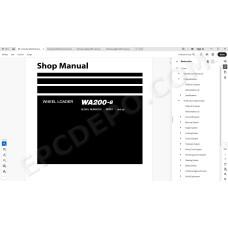 Komatsu Wheel Loader WA200-8 service & repair manual