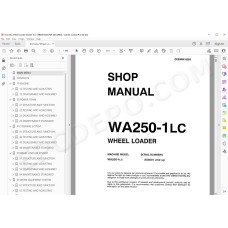 Komatsu Wheel Loader WA250-1LC service & repair manual