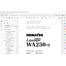Komatsu Wheel Loader WA250-3 service & repair manual