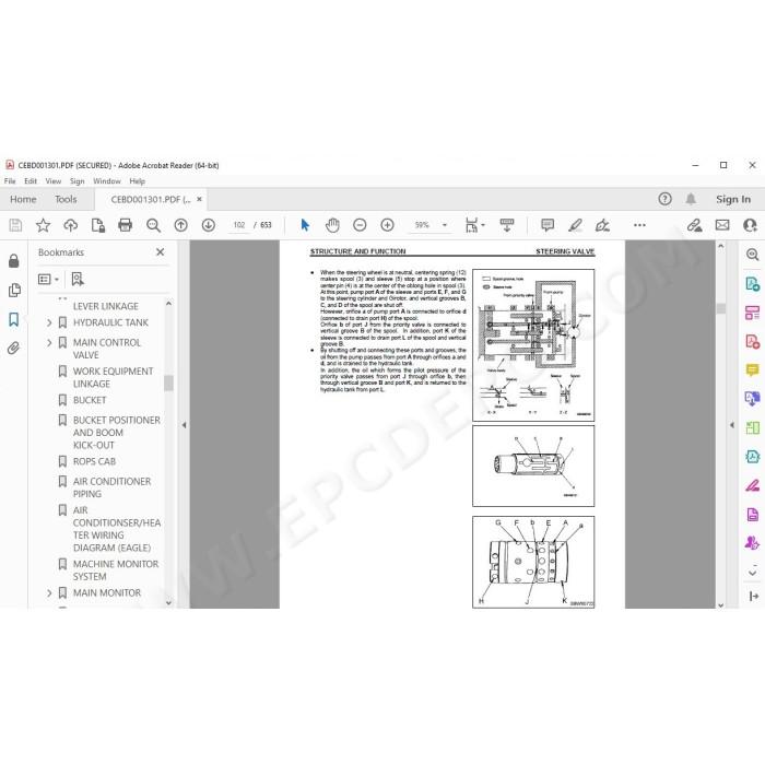Komatsu Wheel Loader WA250-3L service & repair manual