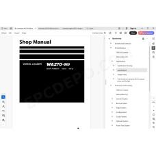 Komatsu Wheel Loader WA270-8E0 service & repair manual