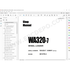 Komatsu Wheel Loader WA320-7 service & repair manual