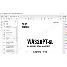 Komatsu Wheel Loader WA320PT-5L service & repair manual