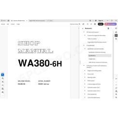 Komatsu Wheel Loader WA380-6H service & repair manual