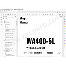 Komatsu Wheel Loader WA400-5L service & repair manual