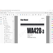 Komatsu Wheel Loader WA420-3 service & repair manual