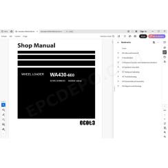 Komatsu Wheel Loader WA430-6E0 service & repair manual