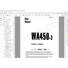 Komatsu Wheel Loader WA450-3 service & repair manual