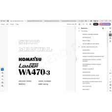 Komatsu Wheel Loader WA470-3 service & repair manual