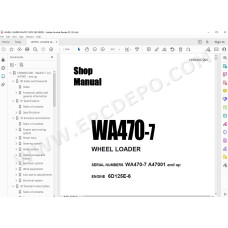Komatsu Wheel Loader WA470-7 service & repair manual