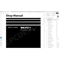 Komatsu Wheel Loader WA470-8 service & repair manual
