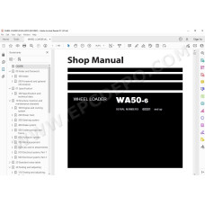 Komatsu Wheel Loader WA50-6 service & repair manual