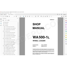 Komatsu Wheel Loader WA500-1L service & repair manual