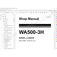 Komatsu Wheel Loader WA500-3H service & repair manual