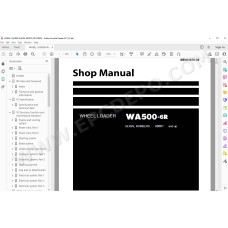 Komatsu Wheel Loader WA500-6R service & repair manual