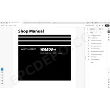 Komatsu Wheel Loader WA500-8 service & repair manual