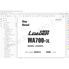 Komatsu Wheel Loader WA700-3L Avance service & repair manual