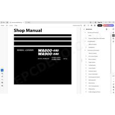 Komatsu Wheel Loader WA800-8E0 WA900-8E0 service & repair manual