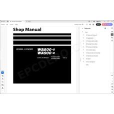 Komatsu Wheel Loader WA800-8 WA900-8 service & repair manual