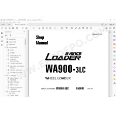 Komatsu Wheel Loader WA900-3LC Avance service & repair manual