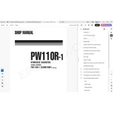 Komatsu Wheeled Excavator PW110R-1 service & repair manual