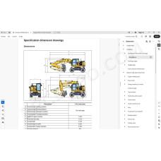 Komatsu Wheeled Excavator PW148-10 service & repair manual