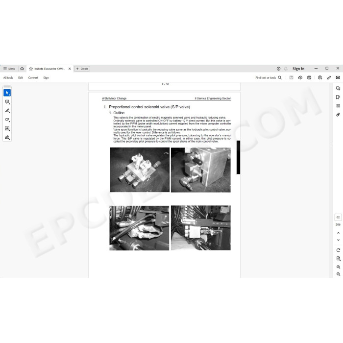 Kubota Excavator KX91-3S-α KX101-3-α KX121-3S-α KX161-3S-α U35S U35-3S-α U45-3S-α service manual