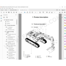 Liebherr Crawler Excavator R920 R922 R924 R925 Generation 5 service & repair manual