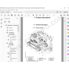 Liebherr Crawler Excavator R914 R918 R920 Compact Generation 6 service manual