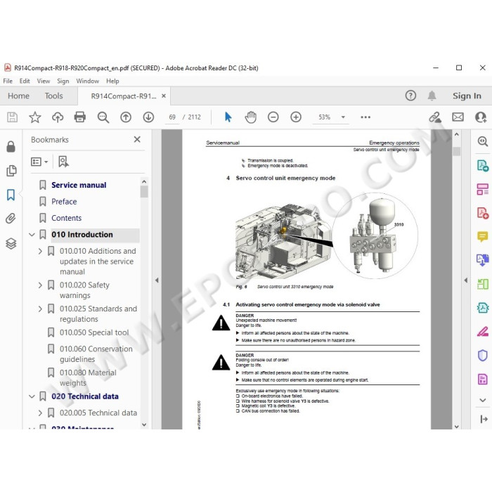 Liebherr Crawler Excavator R914 R918 R920 Compact Generation 6 service manual