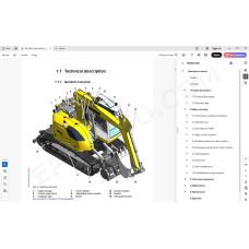 Liebherr Excavator R914 Rail Generation 6 service & repair manual
