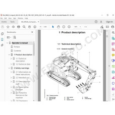 Liebherr Crawler Excavator R926 R936 R940 R946 R950 Generation 6 service manual