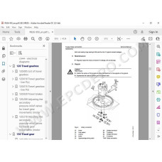 Liebherr Crawler Excavator R926 R936 R940 R946 R950 Generation 6 service manual