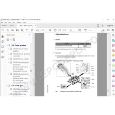 Liebherr Crawler Excavator R956 R960 R966 R970 R976 R980 Generation 6 / Tier 4 service manual