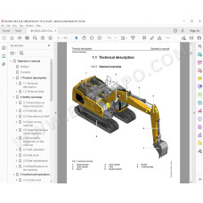 Liebherr Crawler Excavator R922 R924 R926 R928 R930 R934 R938 R945 Generation 8 service manual