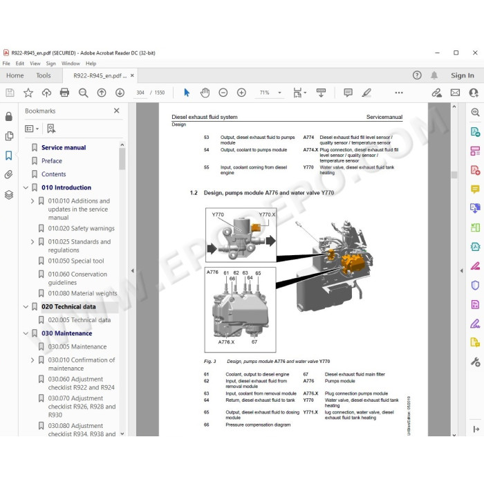 Liebherr Crawler Excavator R922 R924 R926 R928 R930 R934 R938 R945 Generation 8 service manual