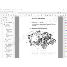 Liebherr Excavator A309 A311 A312 A314 A316 R313 R317 Litronic Tier 2 service manual